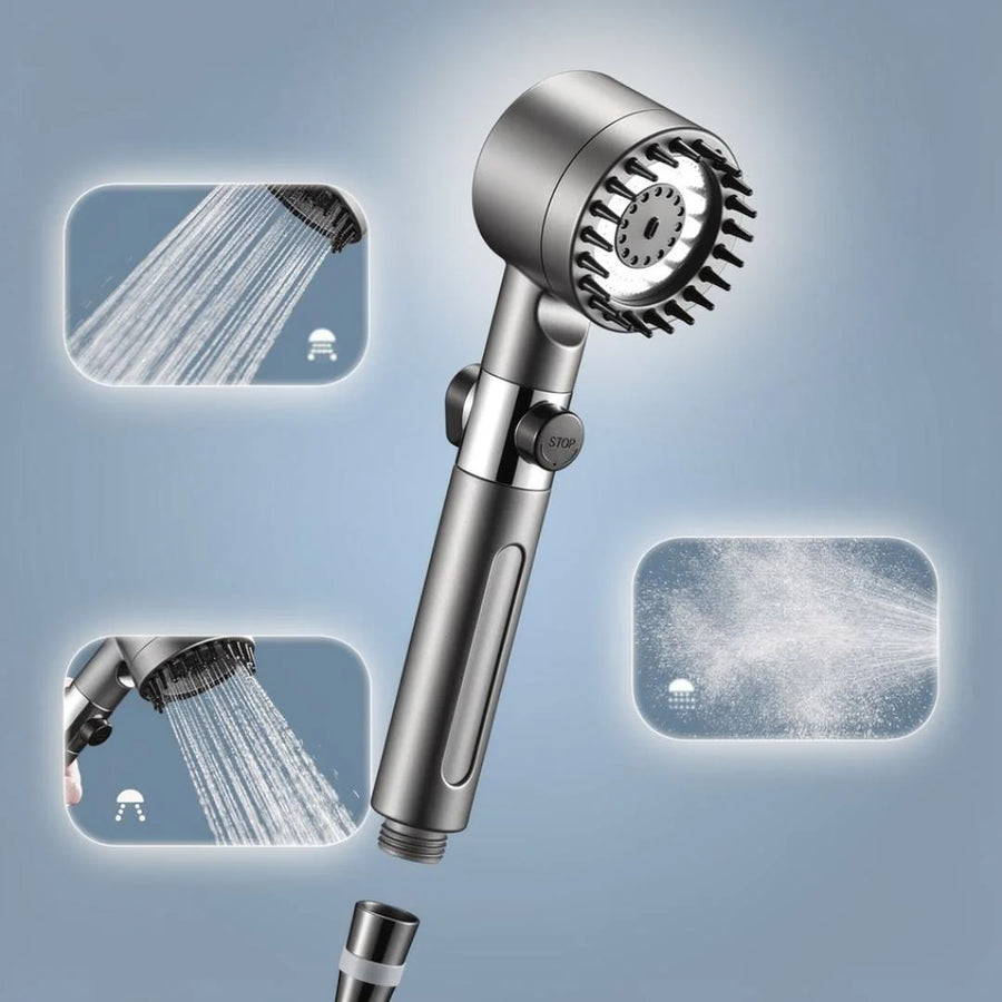 NAYRA Douche Filtrante — Pommeau 3 jets WaterLux