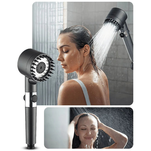 NAYRA Douche Filtrante — Pommeau 3 jets WaterLux